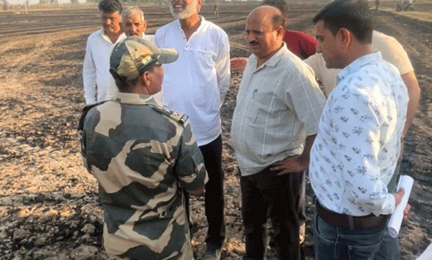 Wheat Crop Devastated by Massive Fire in Majra: Assessing Losses and Demanding Solutions for Farmers