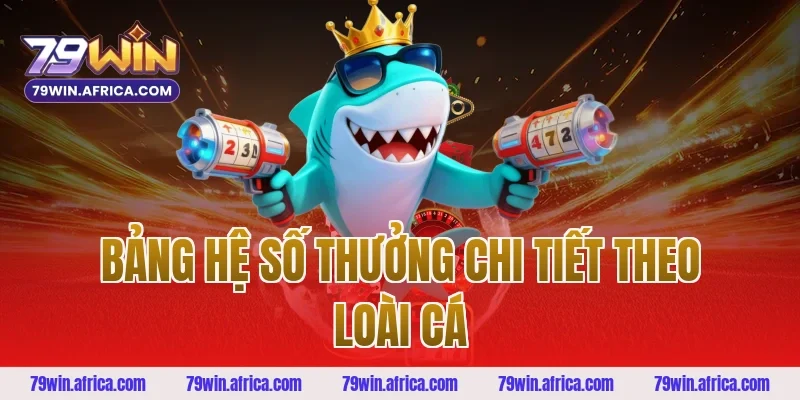 Bảng Hệ Số Thưởng Chi Tiết Theo Loài Cá