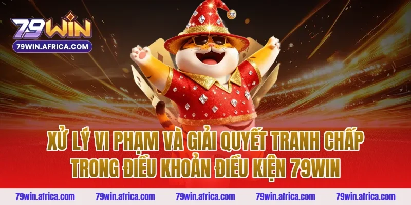 Xử lý vi phạm và giải quyết tranh chấp trong điều khoản điều kiện 79win